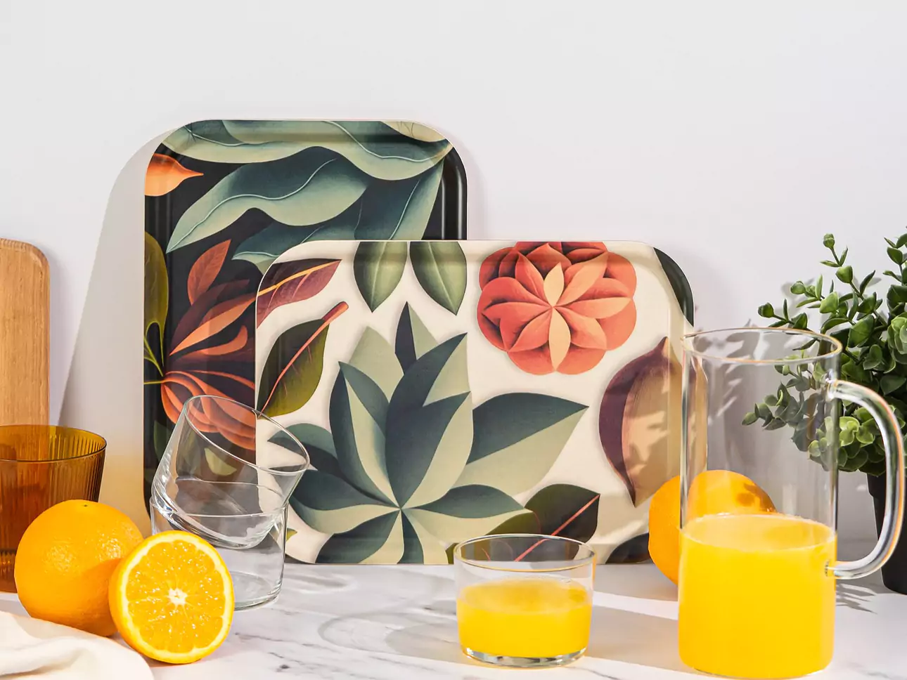 Plateaux rectangulaires design