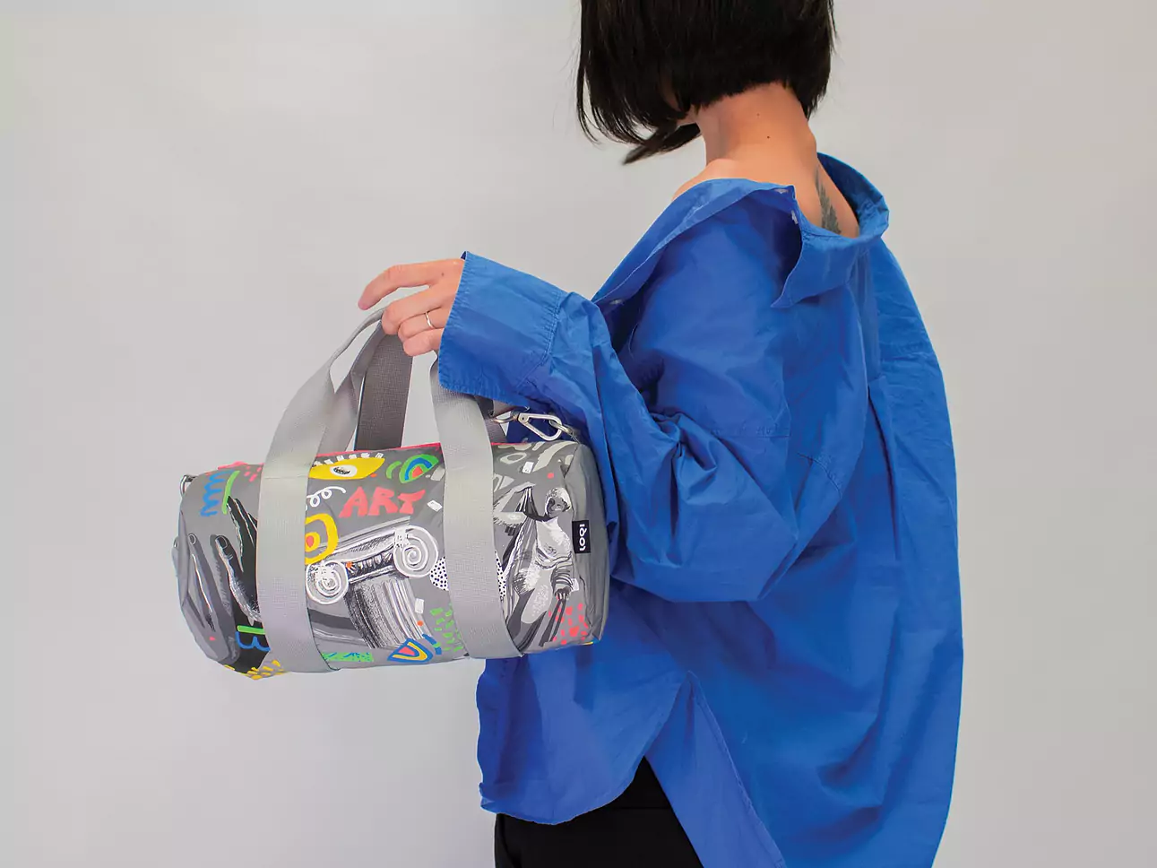 Classic Art Reflective Mini Weekender