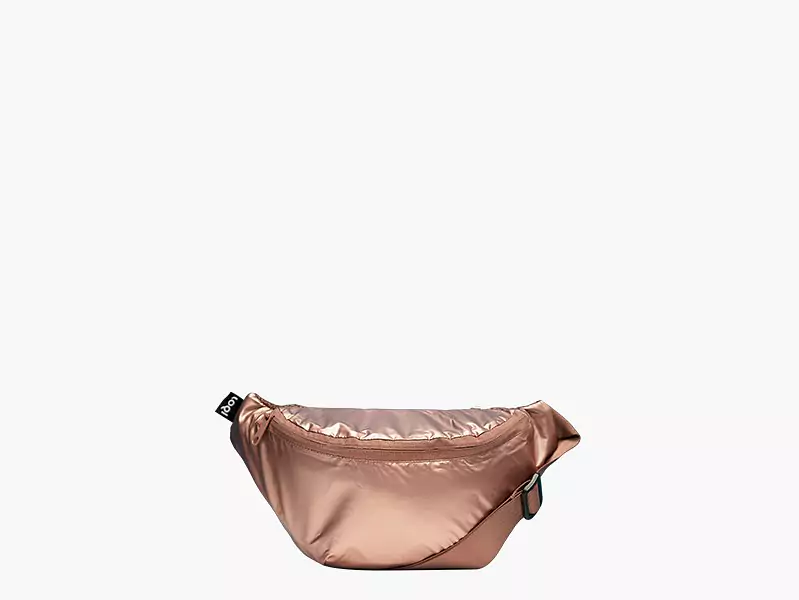 Metallic Rose Gold Bumbag