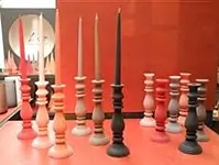 von Hand gefertigte Velvet Kerzen