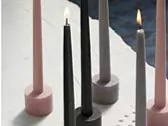 Bougies en velours faites à la main