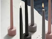 von Hand gefertigte Velvet Kerzen
