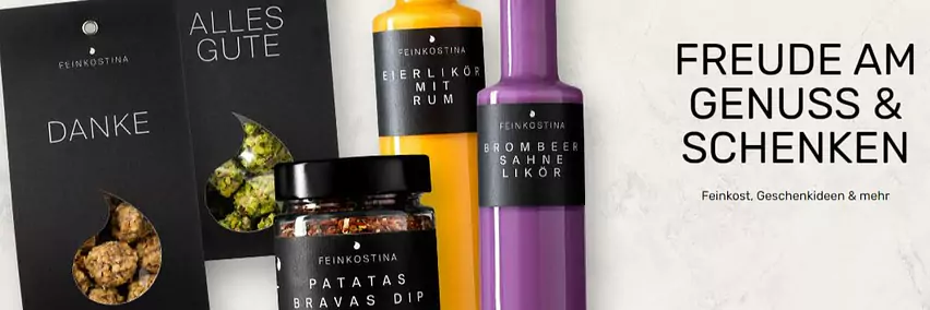 Degustation der Produkte von feinkostina
