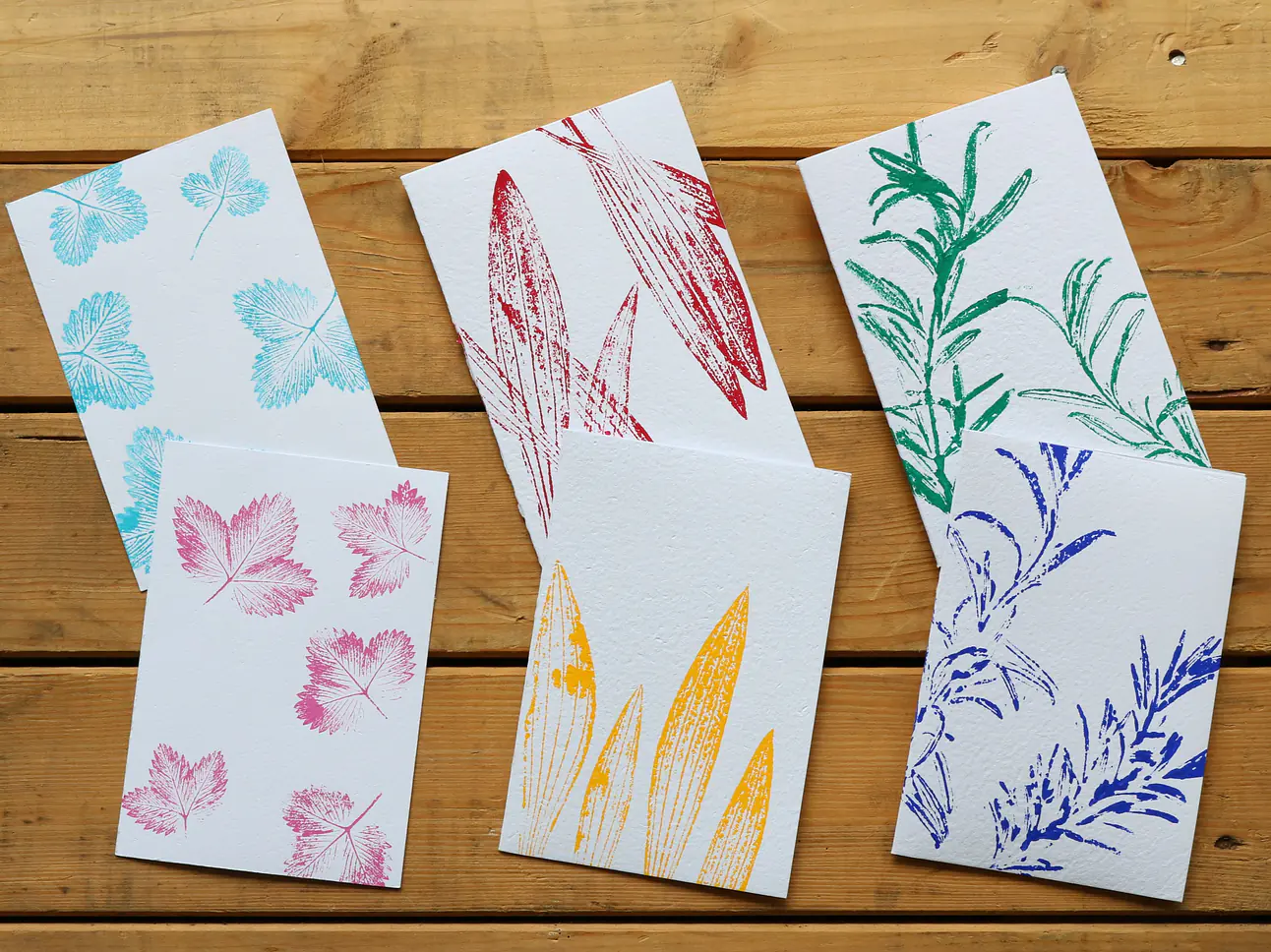 Kartenserie Naturdruck