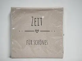 Serviette "Zeit für schönes"