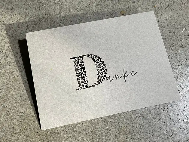 Postkarte - Danke