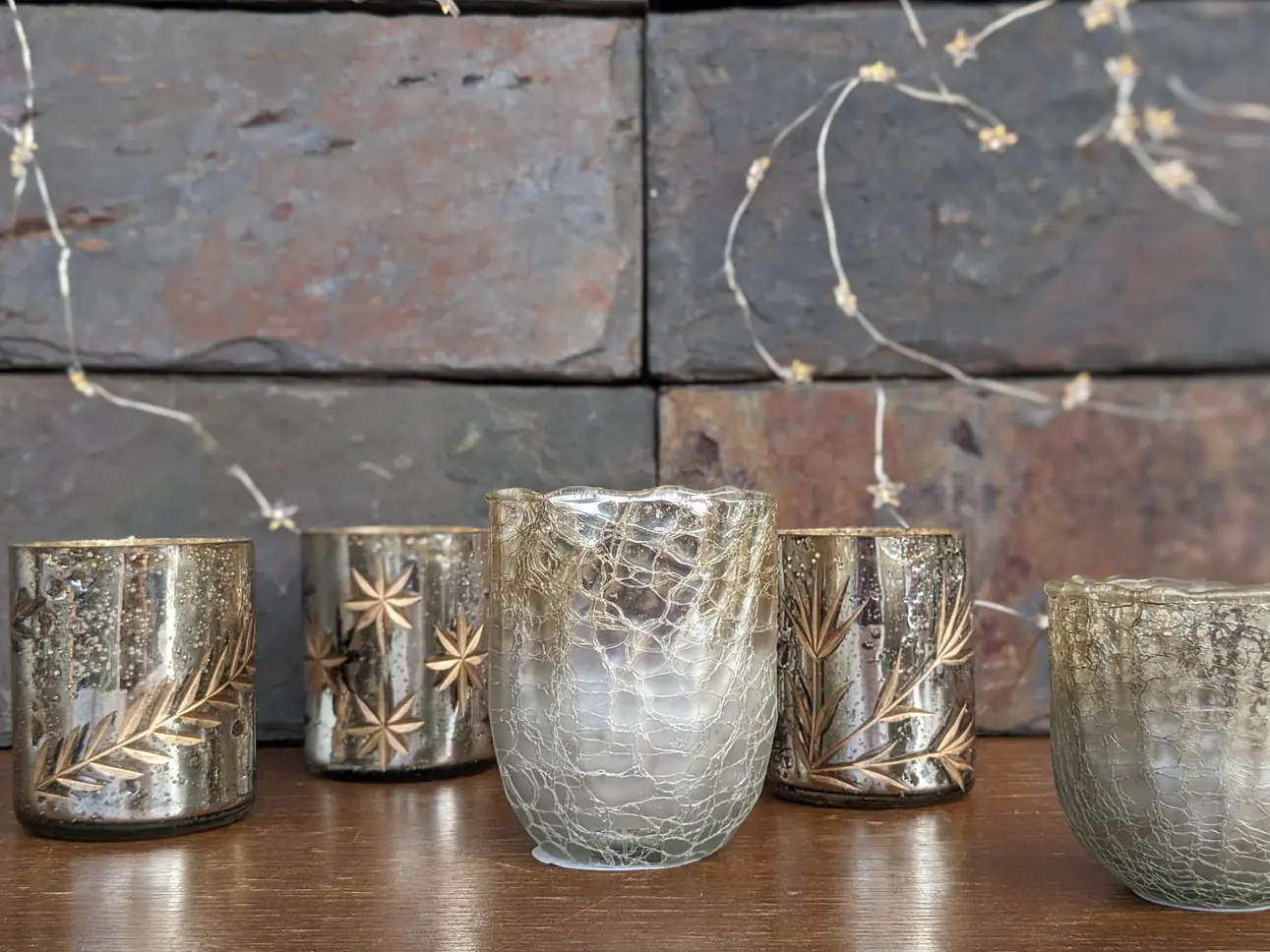 Sparkle & Crackle Collection - Kerzen im Glas