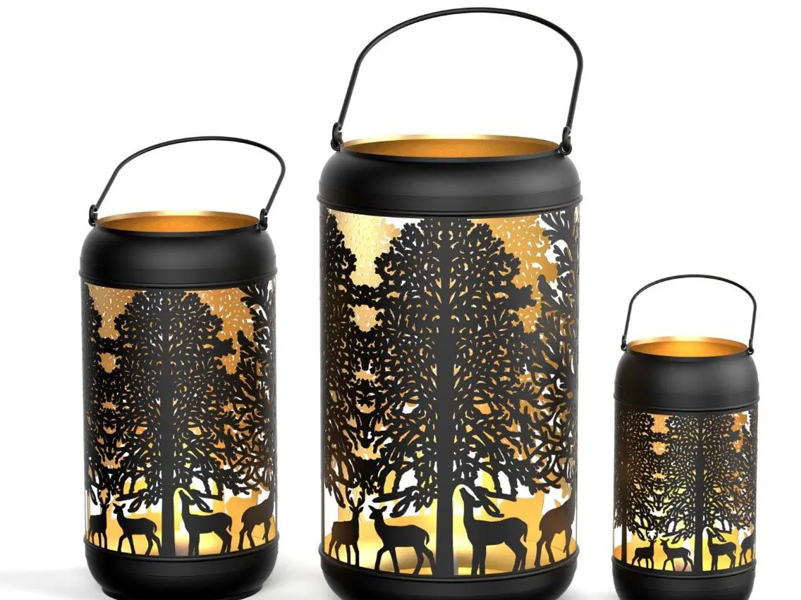 Laternen und Windlichter Scherenschnitt