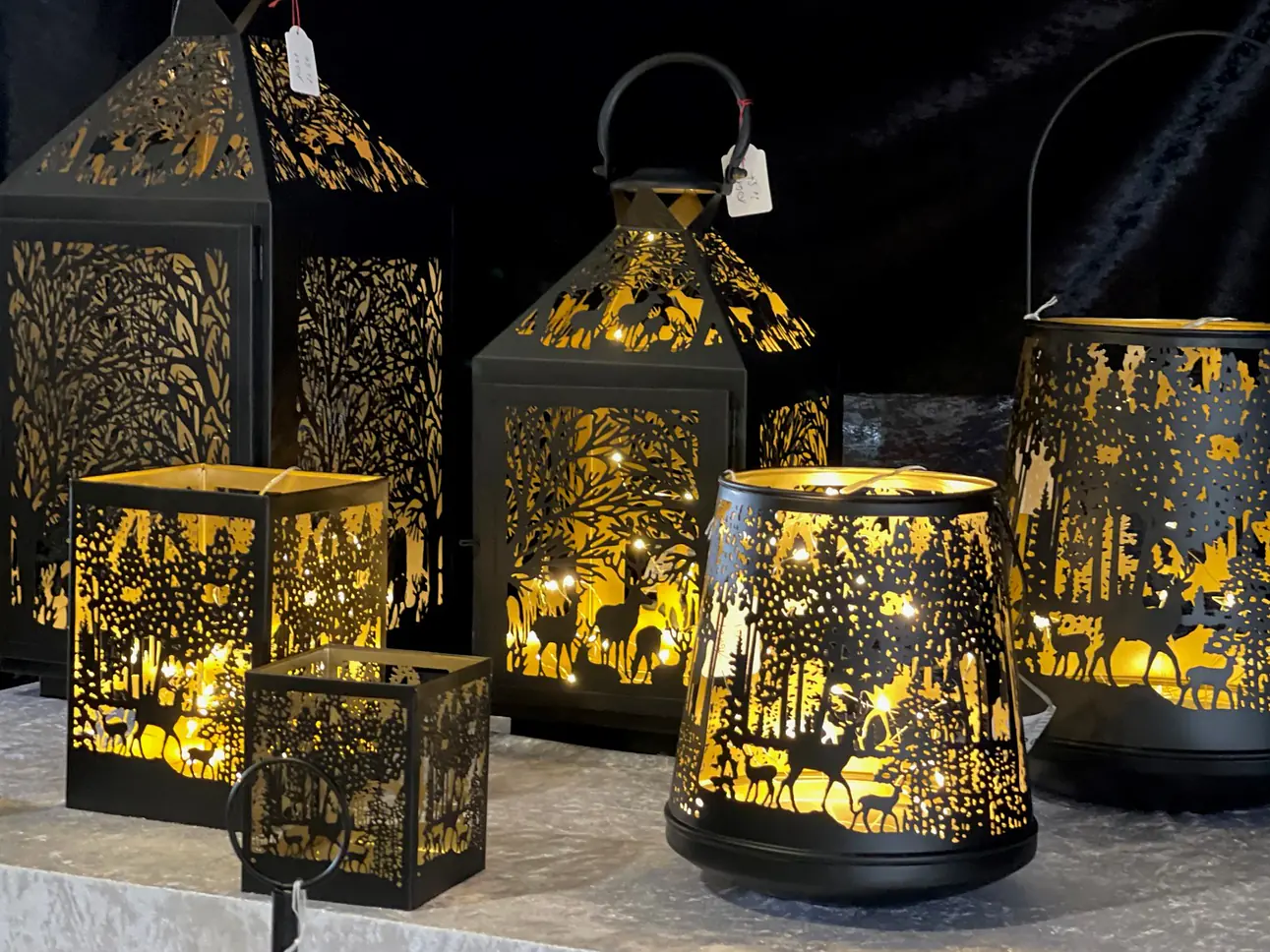 Laternen und Windlichter Scherenschnitt