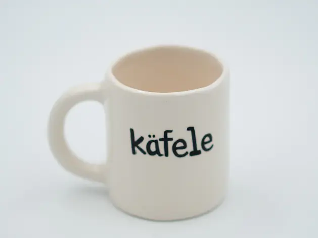 Keramik-Tasse «käfele»