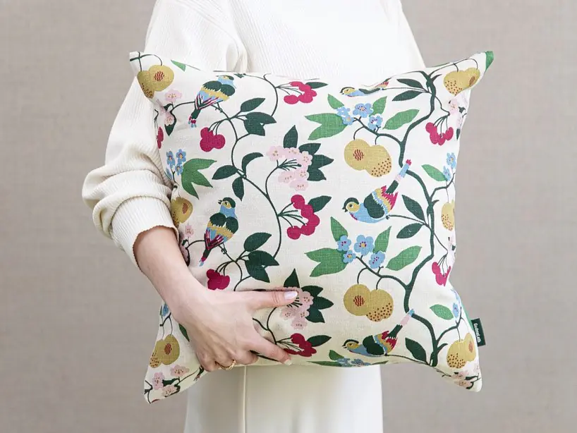 Gudme Leth - handprinted linen pillow & accessories
