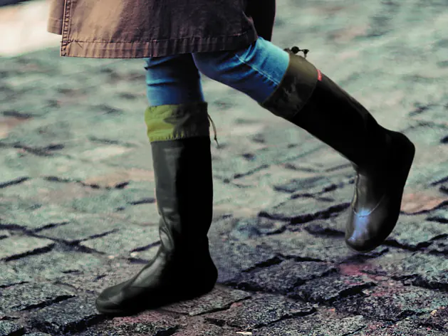 Pokeboo folding rubber boots