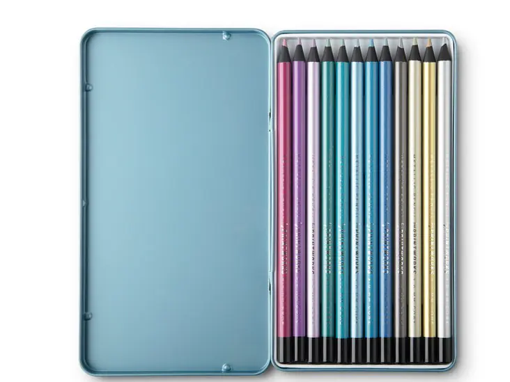 12 Metallic Pencils 