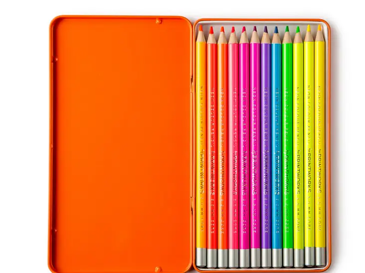 12 Neon Pencils