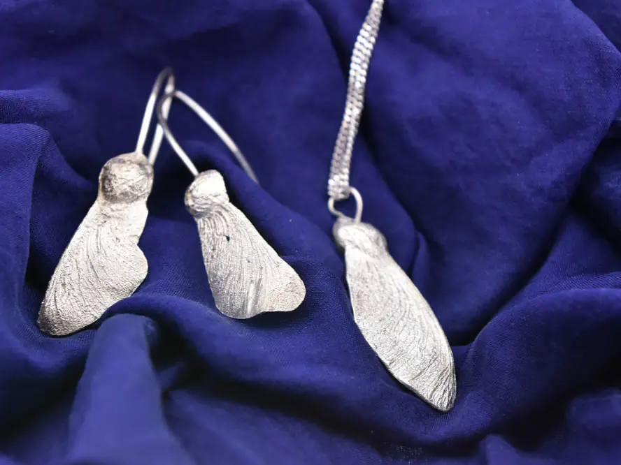 Ahornzwirbel Ohrschmuck & Anhäger