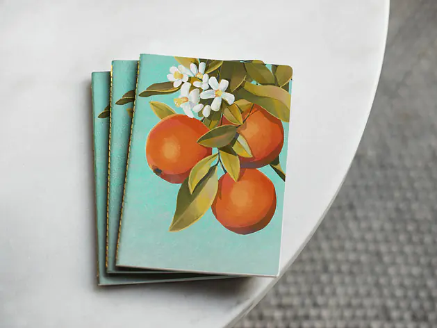 Notizbuch Orangenblüten