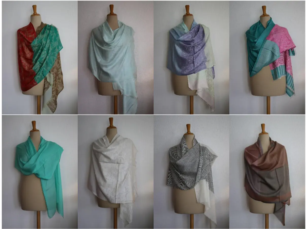 Hochwertige Schals, Pashmina/Cashmere/Seide/Baumwolle, Handarbeit