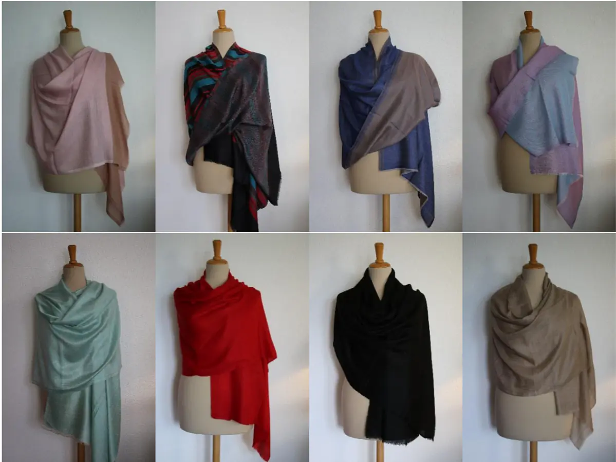 Hochwertige Schals, Pashmina/Cashmere/Seide/Baumwolle, Handarbeit