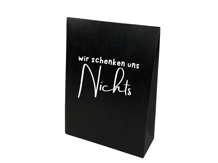 Papiertüten beschriftet