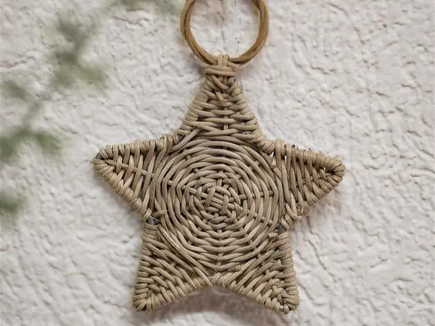 Rattan Stern zum hängen