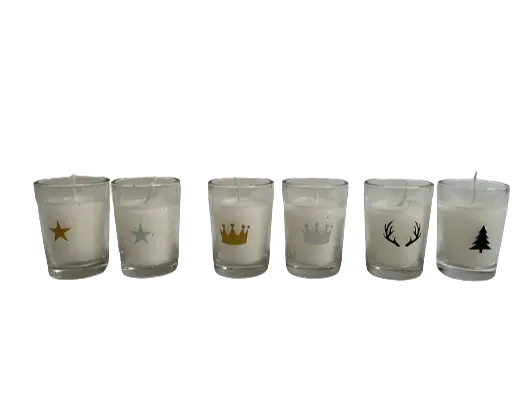 Kleine Kerze im Glas