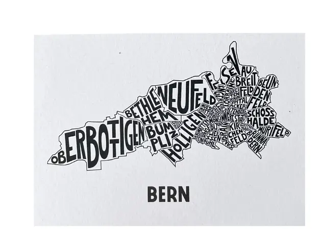 Atelier Avantgarde Postkarte Bern