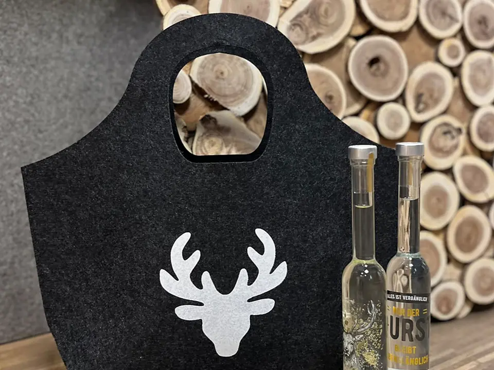 Geschenktasche aus Filz