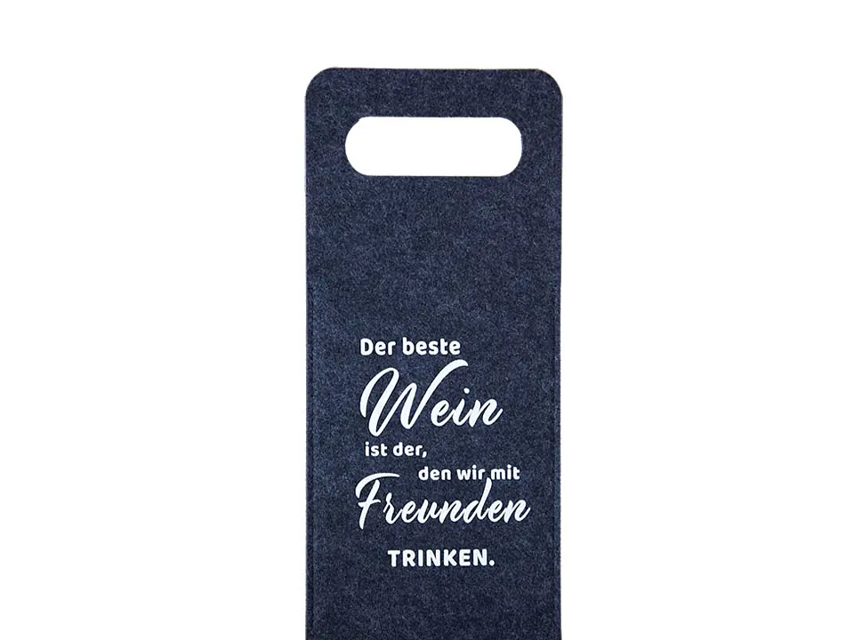 Flaschentaschen Filz