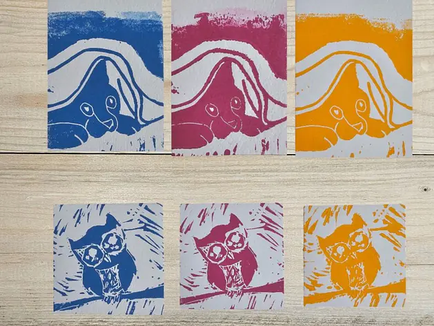 Katze und Eule