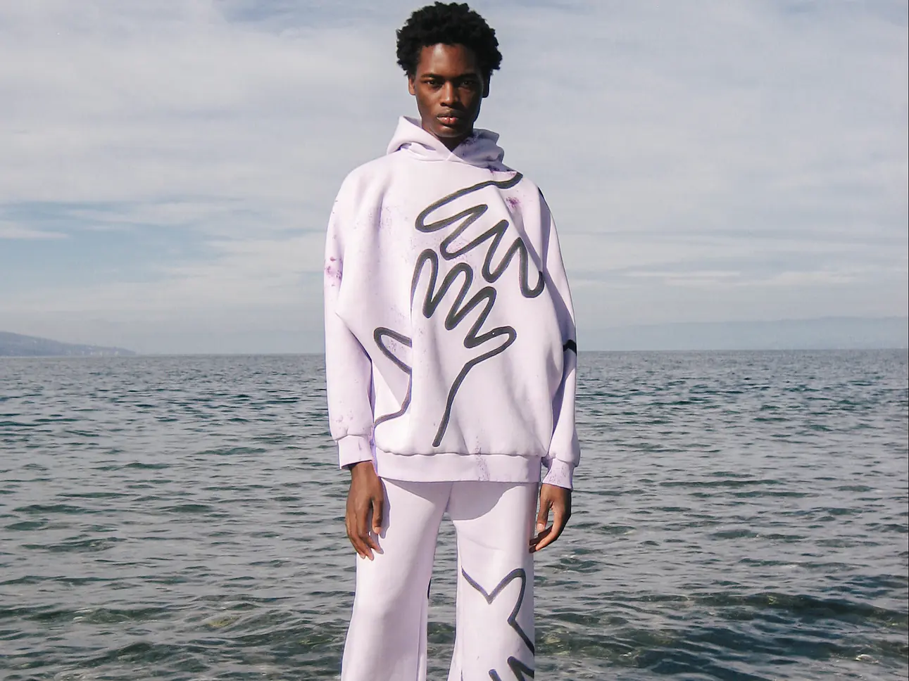 LILAC COTON SUIT