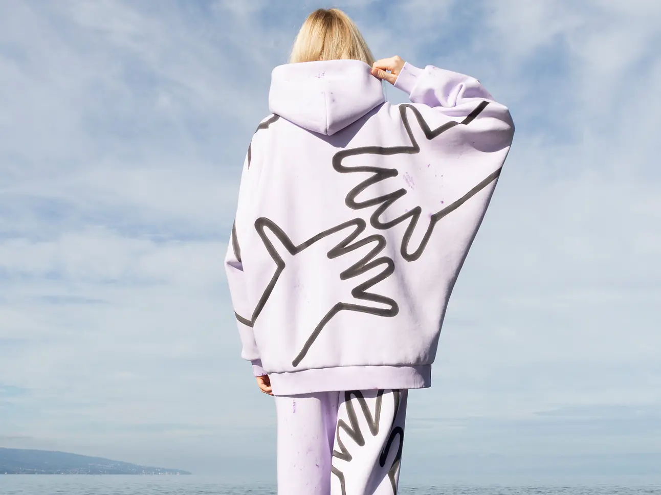 LILAC COTON SUIT