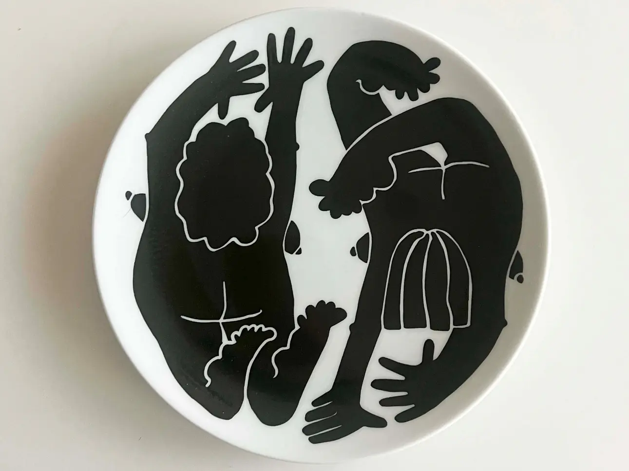 Plates Langenthal porcelain - BLACK
