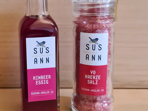 Himbeere in verschiedenen Variationen