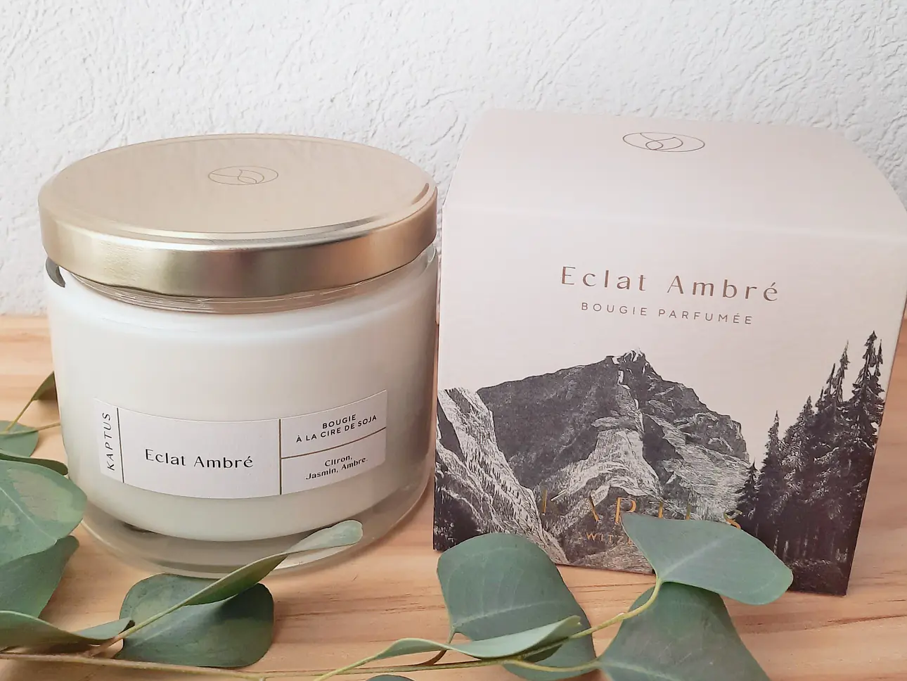 Aromatische  Sojawachskerze Goldene Sammlung