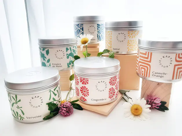 Aromatische  Sojawachskerze Mosaik-Kollektion