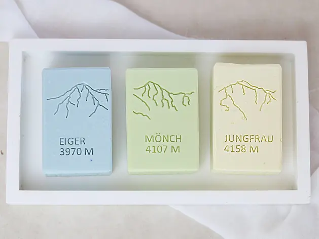 Seifenset Eiger, Mönch & Jungfrau / Exklusiv