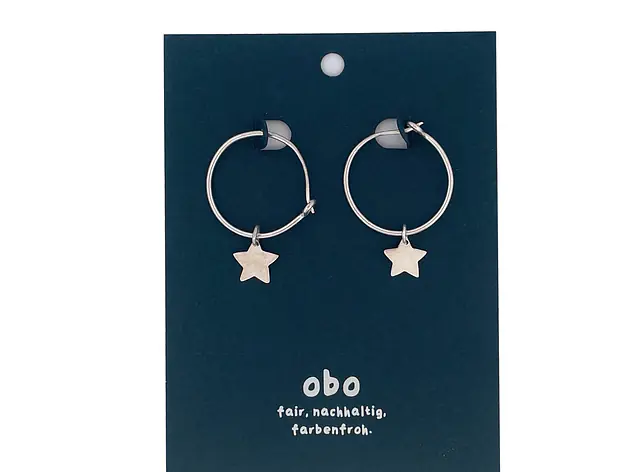 Kleine Sternen Creolen