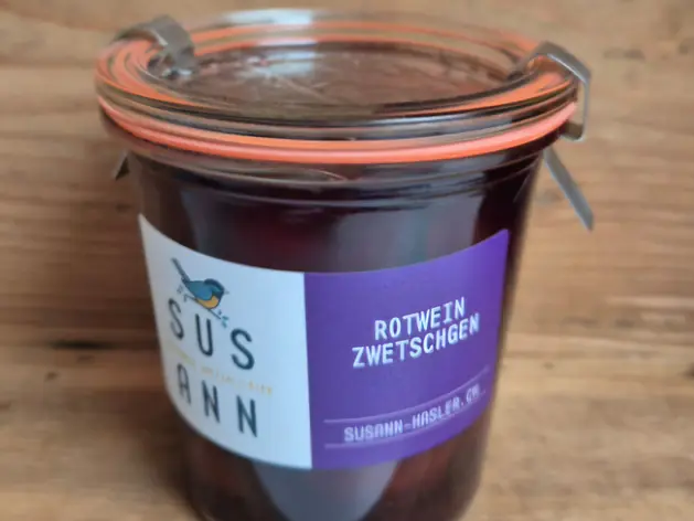 Rotwein Zwetschgen