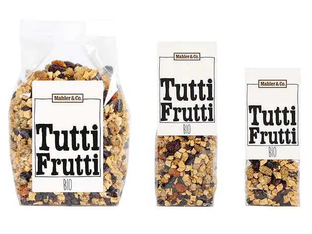 Tutti Frutti Bio Früchtemix. «Fruchtsalat» für unterwegs.