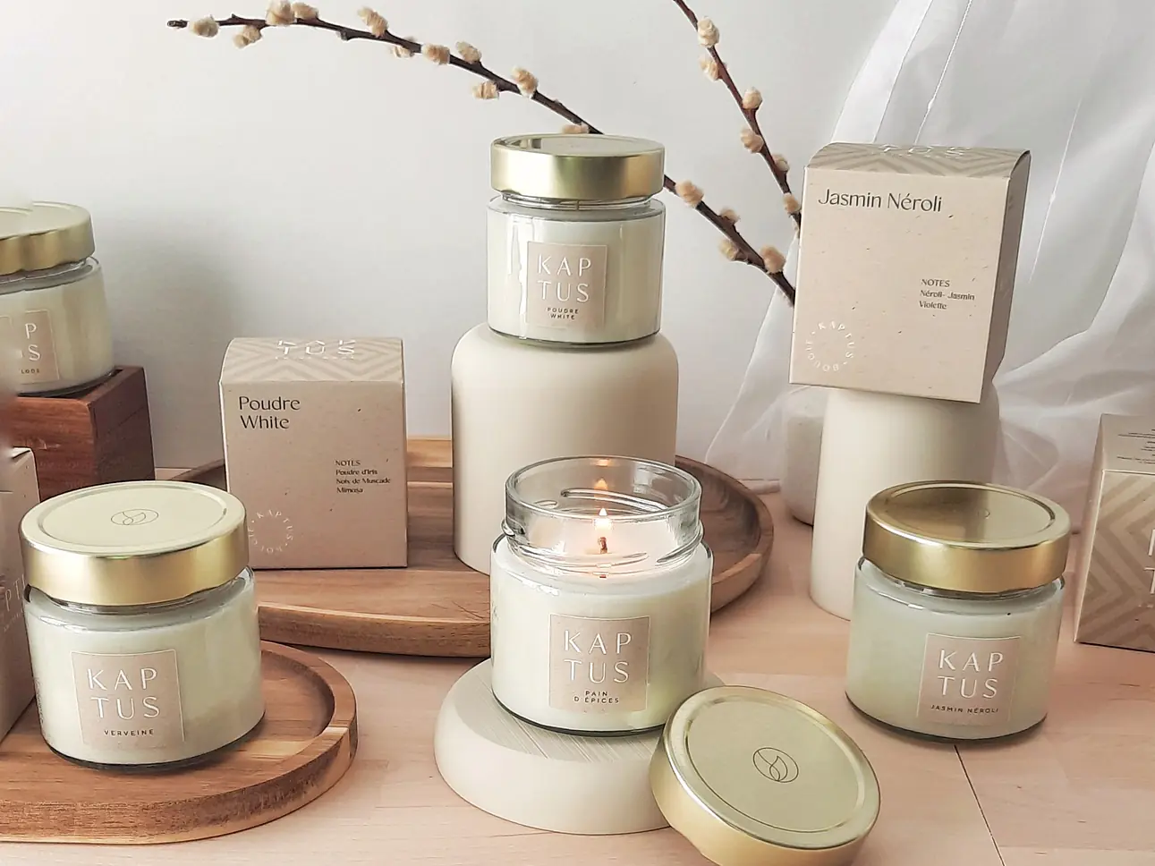 Aromatische  Sojawachskerze "Timeless Collection"