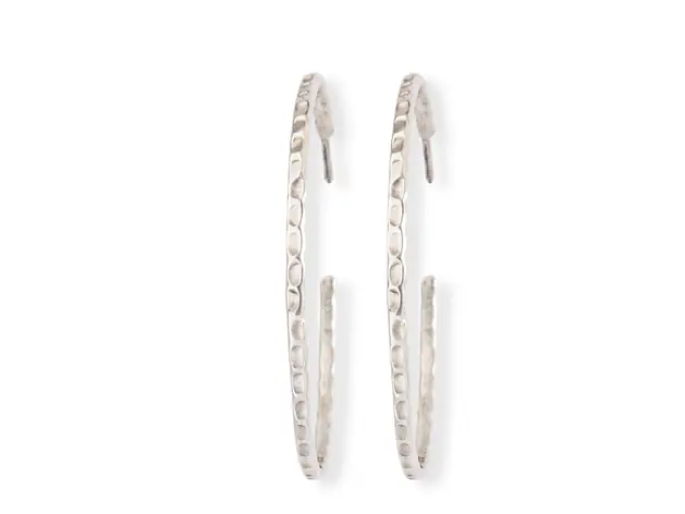 Hammered thin hoops