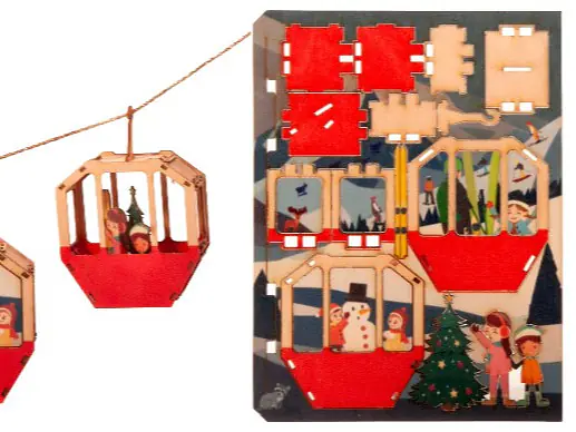 Gondel – 3D Deko Grusskarte