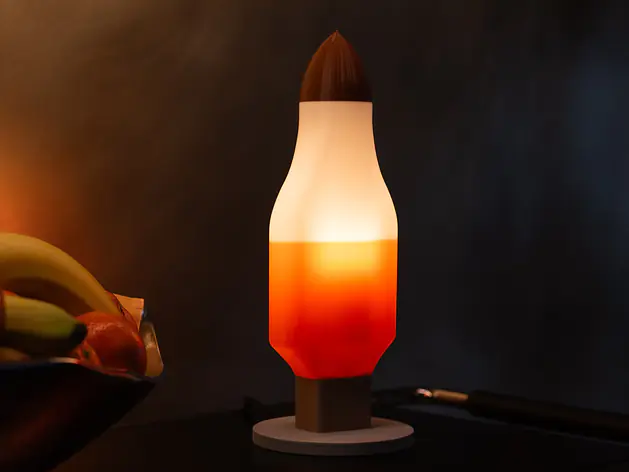 Raketen Glace Lampe