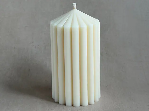 Stumpenkerze Nordic Klein