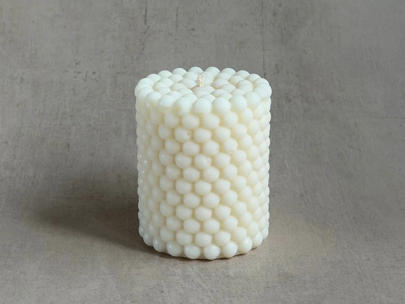 Stumpenkerze Bubbles