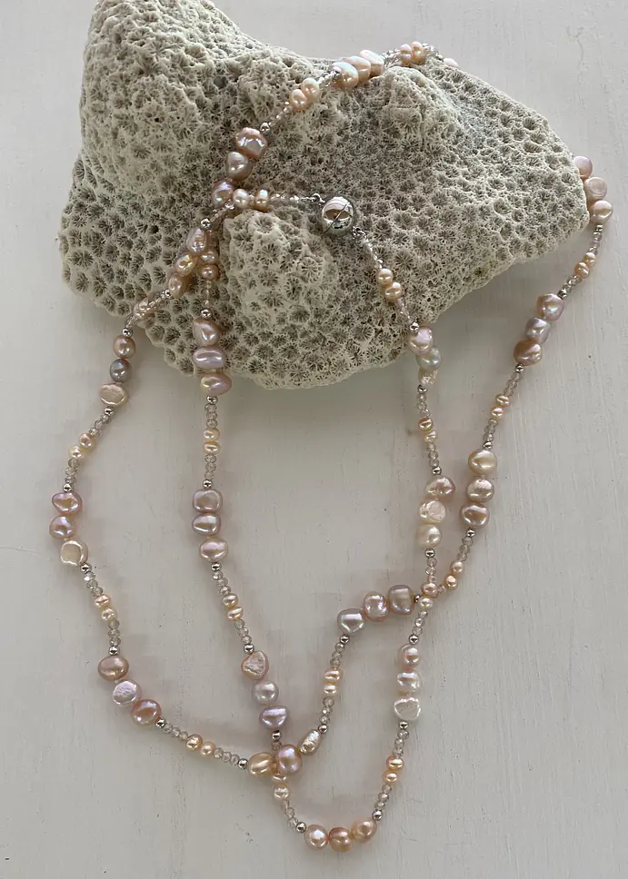 Collier SWP mit Kristall 