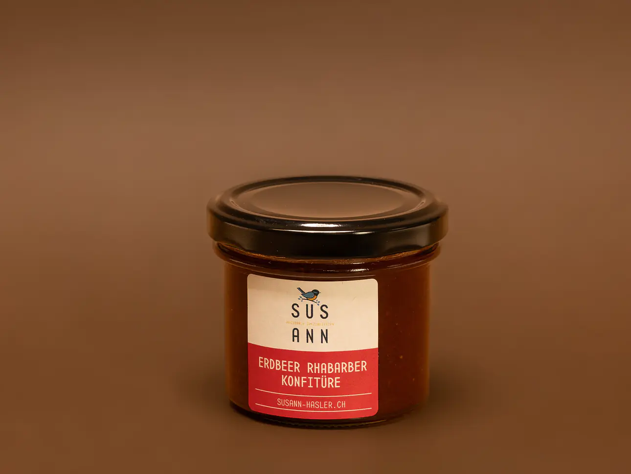 Erdbeer Rhabarber Konfitüre