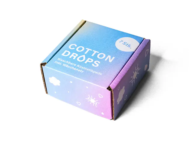 waschbare Kosmetikpads «Cotton drops»