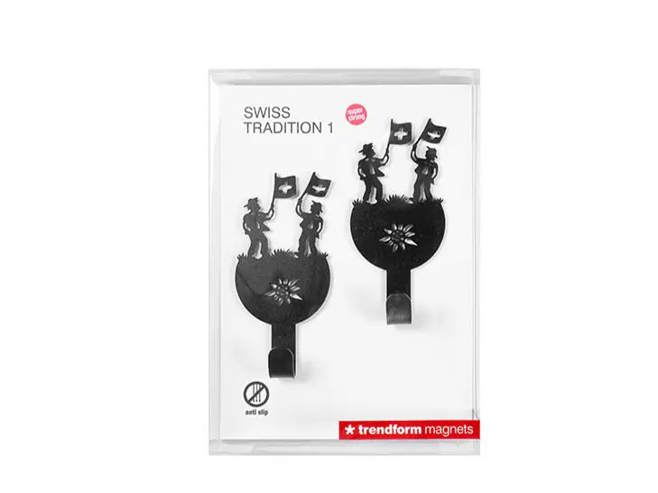 Magnethaken SWISS TRADITION 1 2er Set