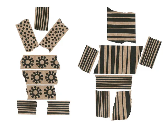 PapierKlebestreifen